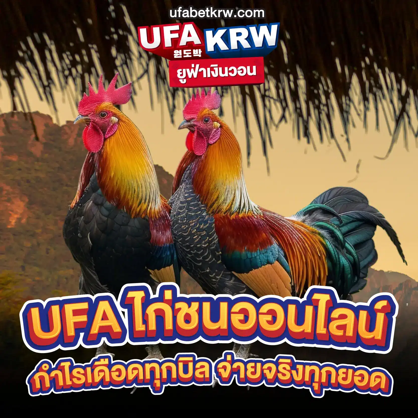 UFA ไก่ชนออนไลน์ กำไรเดือดทุกบิล จ่ายจริงทุกยอด